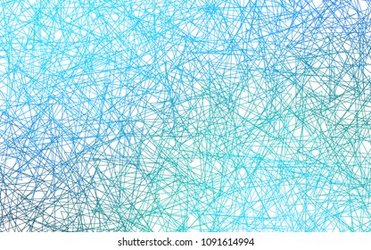 Light Blue, Green vector abstract colorful background, which consist of triangles. Pattern with colored triangles on white background.