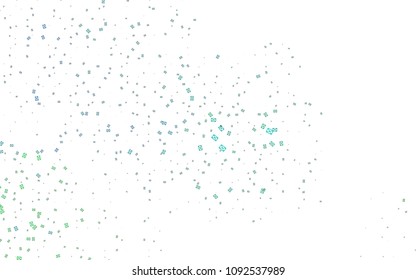 Light Blue, Green vector abstract colorful background, which consist of triangles. Pattern with colored triangles on white background.