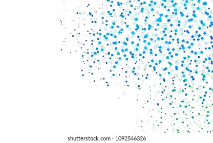 Light Blue, Green vector abstract textured polygonal background. Blurry rectangular design. The pattern with repeating rectangles can be used for background.