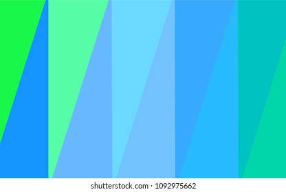Light Blue, Green vector abstract mosaic background. Creative geometric illustration in Origami style with gradient. A new texture for your design.