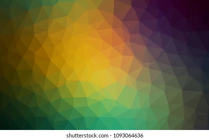 Light Blue, Green vector abstract mosaic background. Colorful illustration in polygonal style with gradient. Polygonal design for your web site.