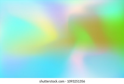Light Blue, Green vector abstract blurred layout. A vague abstract illustration with gradient. A completely new design for your business.