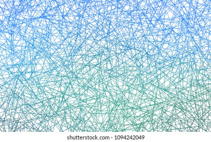Light Blue, Green vector abstract colorful background, which consist of triangles. Pattern with colored triangles on white background.