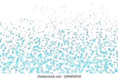 Light Blue, Green vector abstract colorful background, which consist of triangles. Pattern with colored triangles on white background.