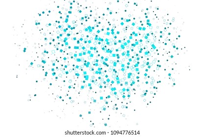 Light Blue, Green vector abstract textured polygonal background. Blurry rectangular design. The pattern with repeating rectangles can be used for background.
