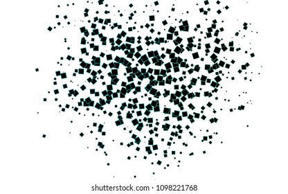 Light Blue, Green vector abstract textured polygonal background. Blurry rectangular design. The pattern with repeating rectangles can be used for background.