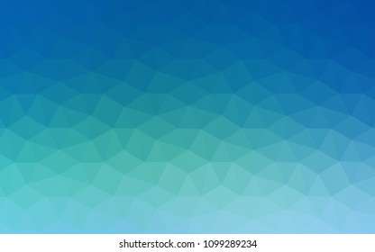 Light Blue, Green vector abstract polygonal background. Polygonal abstract illustration with gradient. Brand new style for your business design.