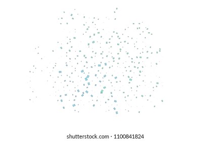 Light Blue, Green vector abstract colorful background, which consist of triangles. Pattern with colored triangles on white background.