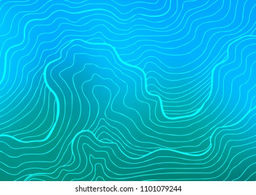 Light Blue, Green vector abstract doodle template. Geometric doodle illustration in Origami style with gradient. A completely new template for your business design.