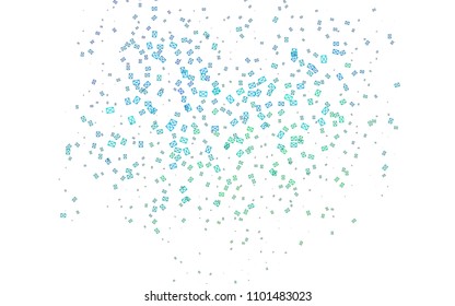 Light Blue, Green vector abstract colorful background, which consist of triangles. Pattern with colored triangles on white background.