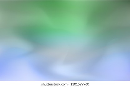 Light Blue, Green vector abstract blurred layout. A vague abstract illustration with gradient. The blurred design can be used for your web site.