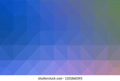 Light Blue, Green vector abstract polygonal template. Geometric illustration in Origami style with gradient.  Brand new design for your business.