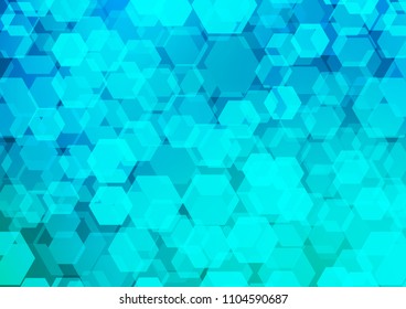 Light Blue, Green vector abstract polygonal pattern. Creative geometric illustration in Origami style with gradient. The elegant pattern can be used as part of a brand book.