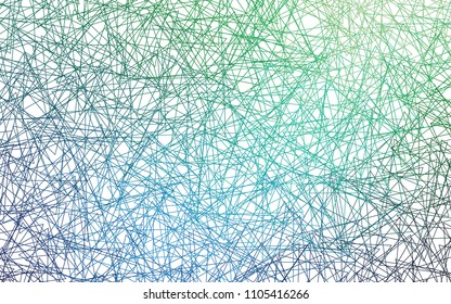 Light Blue, Green vector abstract colorful background, which consist of triangles. Pattern with colored triangles on white background.