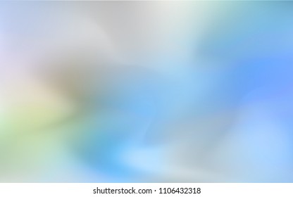 Light Blue, Green vector abstract blurred cover. Glitter abstract illustration with an elegant design. The blurred design can be used for your web site.