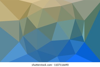 Light Blue, Green vector abstract polygonal pattern. Colorful illustration in abstract style with triangles. Best triangular design for your business.