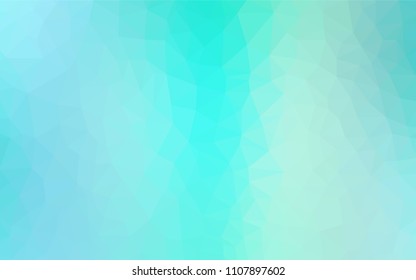 Light Blue, Green vector abstract polygonal background. Polygonal abstract illustration with gradient. Brand new design for your business.