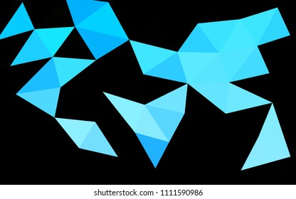 Light Blue, Green vector abstract mosaic abstract mosaic. Modern geometrical abstract illustration with gradient. A new texture for your design.