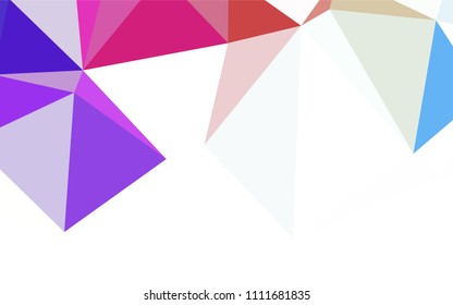 Light Blue, Green vector abstract mosaic background. Colorful illustration in abstract style with triangles. Best triangular design for your business.