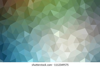 Light Blue, Green vector abstract polygonal background. Colorful illustration in abstract style with triangles. Polygonal design for your web site.