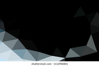 Light Blue, Green vector abstract polygonal abstract polygonal. Geometric illustration in Origami style with gradient.  Triangular pattern for your business design.