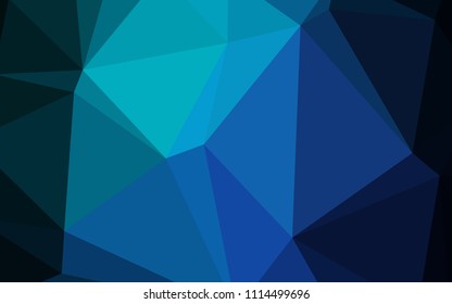 Light Blue, Green vector abstract polygonal pattern. Triangular geometric sample with gradient.  Textured pattern can be used for background.