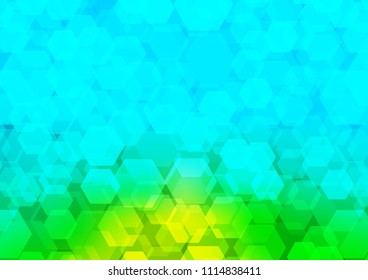Light Blue, Green vector abstract polygonal pattern. A sample with polygonal shapes. Brand new style for your business design.