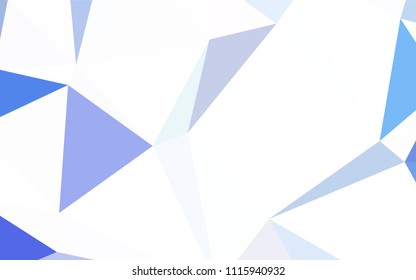 Light Blue, Green vector abstract polygonal background. Modern abstract illustration with triangles. Completely new template for your banner.
