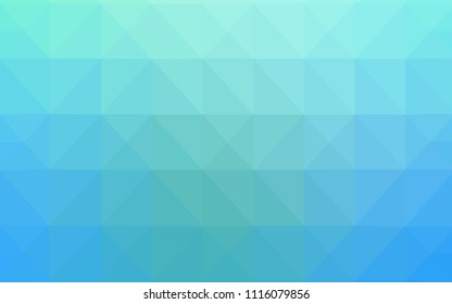 Light Blue, Green vector abstract mosaic backdrop. A sample with polygonal shapes. Pattern for a brand book's backdrop.
