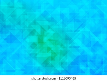 Light Blue, Green vector abstract polygonal abstract polygonal. Colorful illustration in abstract style with gradient. The polygonal design can be used for your web site.