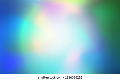 Light Blue, Green vector abstract blurred cover. Colorful illustration in abstract style with gradient. Brand-new style for your business design.