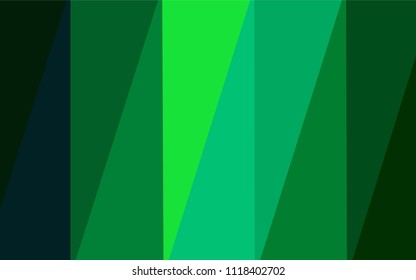 Light Blue, Green vector abstract mosaic backdrop. Shining polygonal illustration, which consist of triangles. Brand-new style for your business design.
