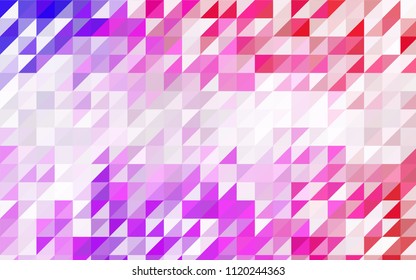 Light Blue, Green vector abstract colorful background, which consist of triangles. Pattern with colored triangles on white background.