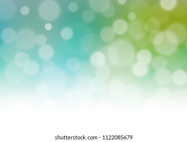 Light Blue, Green vector abstract blurred template. Colorful illustration in abstract style with gradient. A completely new design for your business.