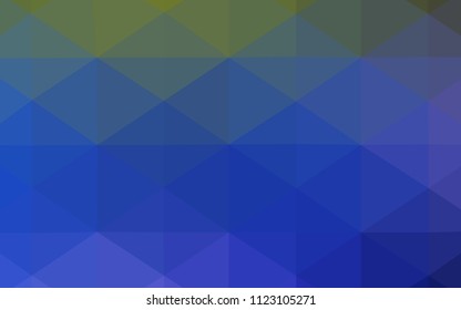 Light Blue, Green vector abstract polygonal background. Colorful illustration in abstract style with gradient. A completely new template for your business design.