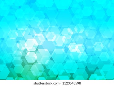Light Blue, Green vector abstract mosaic pattern. Colorful illustration in abstract style with gradient. The template can be used as a background for cell phones.