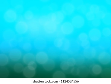 Light Blue, Green vector abstract bright template. A completely new color illustration in a bokeh style. Brand new design for your business.