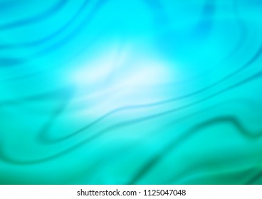 Light Blue, Green vector abstract blurred template. A completely new color illustration in a vague style. The textured pattern can be used for background.