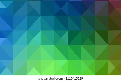 Light Blue, Green vector abstract polygonal background. Creative geometric illustration in Origami style with gradient. The template for cell phone's backgrounds.