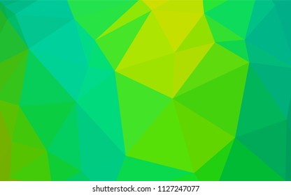Light Blue, Green vector abstract polygonal pattern. Colorful illustration in polygonal style with gradient. Brand new design for your business.