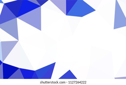 Light Blue, Green vector abstract polygonal pattern. Modern abstract illustration with triangles. Pattern for a brand book's backdrop.