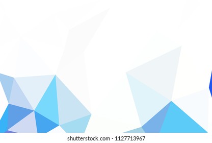 Light Blue, Green vector abstract polygonal pattern. A completely new color illustration in a polygonal style. Polygonal design for your web site.