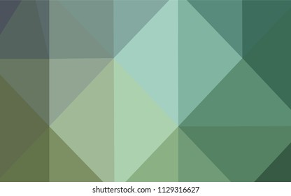 Light Blue, Green vector abstract polygonal template. Colorful illustration in polygonal style with gradient. Brand-new design for your business.