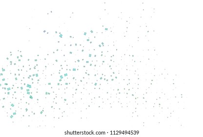 Light Blue, Green vector abstract colorful background, which consist of triangles. Pattern with colored triangles on white background.