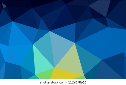 Light Blue, Green vector abstract polygonal pattern. Colorful illustration in polygonal style with gradient. Polygonal design for your web site.