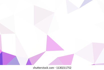 Light Blue, Green vector abstract mosaic background. Geometric illustration in Origami style with gradient.  Best triangular design for your business.