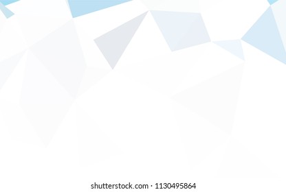 Light Blue, Green vector abstract polygonal pattern. Triangular geometric sample with gradient.  Best triangular design for your business.