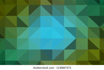 Light Blue, Green vector abstract polygonal pattern. Polygonal abstract illustration with gradient. A new texture for your web site.