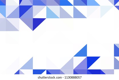 Light Blue, Green vector abstract polygonal pattern. Colorful illustration in polygonal style with gradient. Pattern for a brand book's backdrop.