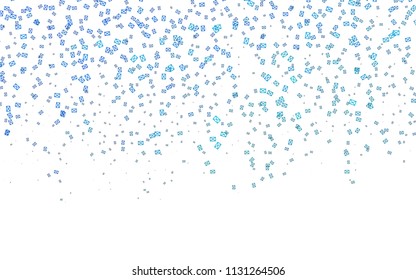 Light Blue, Green vector abstract colorful background, which consist of triangles. Pattern with colored triangles on white background.
